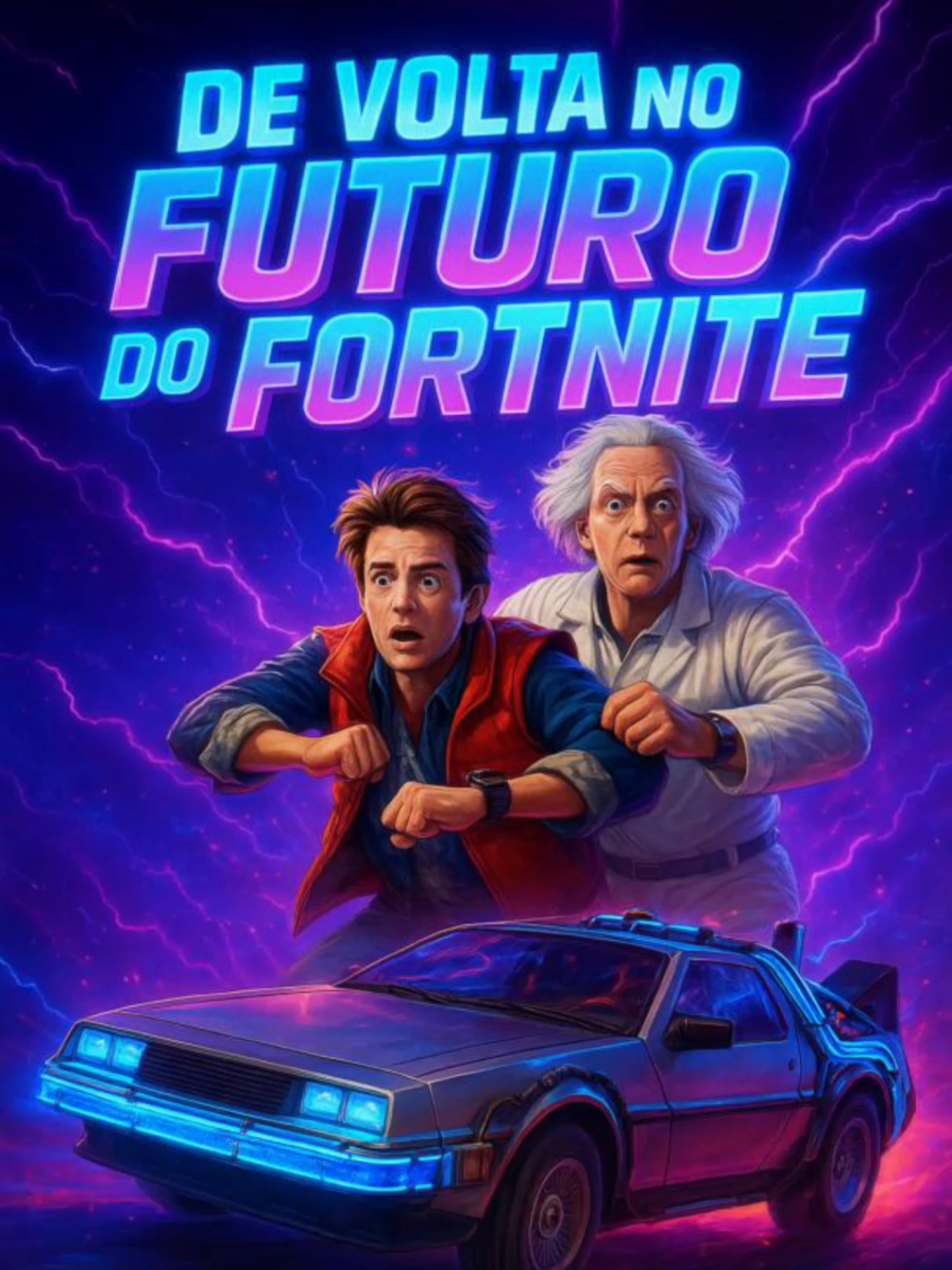 Últimas notícias sobre Fortnite! 📰 Prepare o fluxo de capacitor, porque o DeLorean de De Volta para o Futuro está chegando no Fortnite! 🔥🚗⚡ Foram encontradas novas linhas de código dentro dos arquivos do jogo confirmando a adição do DeLorean, que já havia aparecido anteriormente no Rocket League. Mas agora, além do carro icônico, há fortes indícios de que essa colaboração pode trazer ainda mais conteúdo. 👀 Isso abre espaço para a possibilidade de finalmente vermos skins oficiais dos personagens de De Volta para o Futuro, como Marty McFly e Doc Brown, dentro do universo Fortnite. Uma das maiores colaborações de cultura pop que os fãs estavam esperando há anos! 👉 ps  dei uma trolada no video  vamos ver se alguem descobre kkk #fortnite #fortnitebrasil #FortniteBR #foryoubr #foryoupage❤️❤️ #fortiniteclips #FortniteNotícias