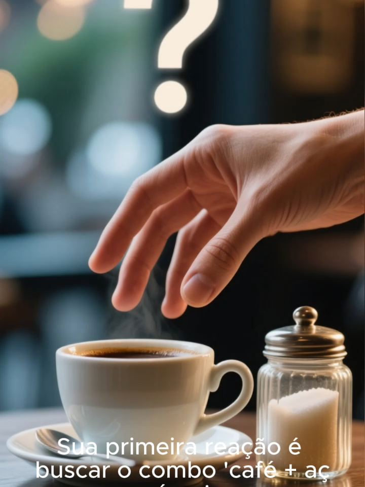 Cansado(a) da moleza das 15h?  😩 Esqueça o café com açúcar! Experimente este 