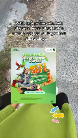 Buy 1 get 1 tiket WBL nih, gass cek out di tag lokasi dibawah 👇🏻 #wbl #wisatabaharilamongan #wbllamongan 