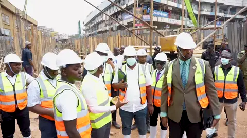 An inspecton site visit by Honourable members of parliament today...FOR GOD AND MY COUNTRY