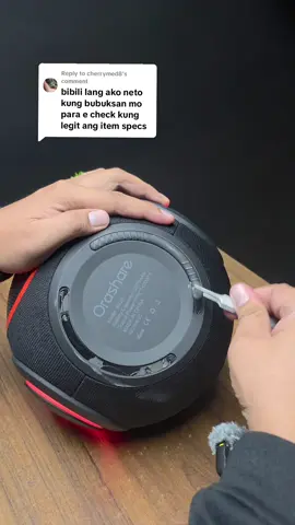 Replying to @cherrymed8 #legit #speaker #bluetoothspeaker #orashare #@orashareph #portablespeaker 
