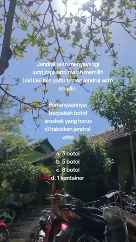 Berapakah araskak yang harus di minum jendral wito??#fyp #jendralwito #sadstory #rombongannyeni #trending #foryoupage #pertanyaan #fyp #fypage 