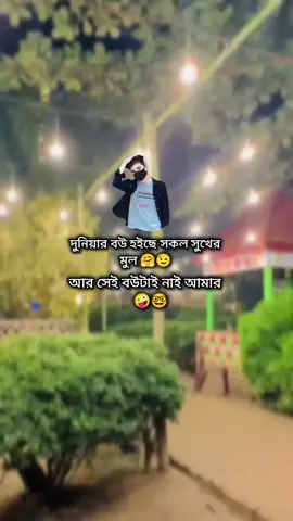 দুনিয়ায় বউ হচ্ছে সকল সুখের মূল। আর সেই বউটা আমার নাই 🤪🤓