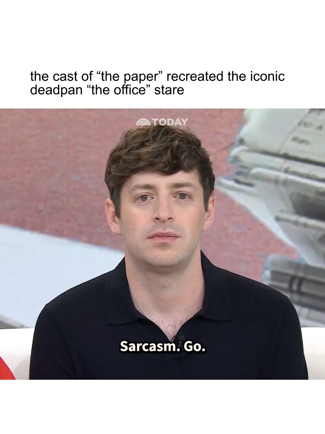 Oscar Nuñez, Gbemisola Ikumelo and Alex Edelman talk about their roles in “The Paper,” Peacock’s spinoff for “The Office,” and share their deadpan looks to the camera. 😐🙂‍↕️ #TODAYShow
