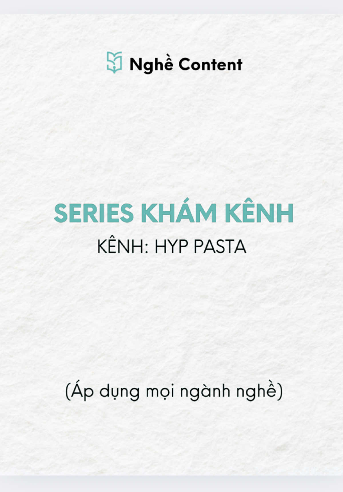Khám kênh tập 2, mời cả nhà mình di chuyển đến kênh @HYP pasta - set pasta tươi để cùng xem sốp làm content viral nha ạ #contentviral #nvnm #nghecontent #content #nghecontentviral 