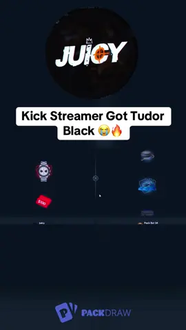 Kick Streamer Got Tudor Black 😭🔥