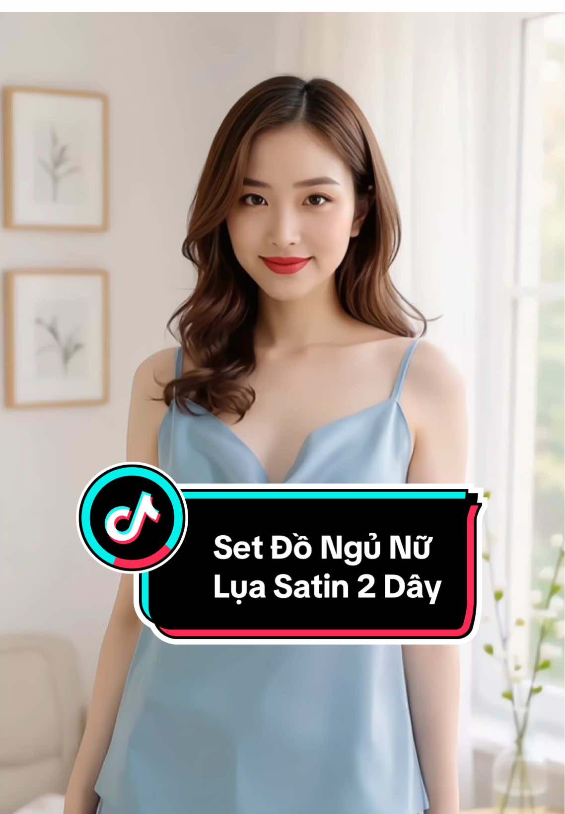 Set Đồ Ngủ Nữ Hisexy 2 Dây Cổ Đổ Lụa Satin Cao Cấp MS12 Nữ Ươmen #setdoxinh #bodomacnha #thoitrangnu #macdepmoingay #thejollycloset 