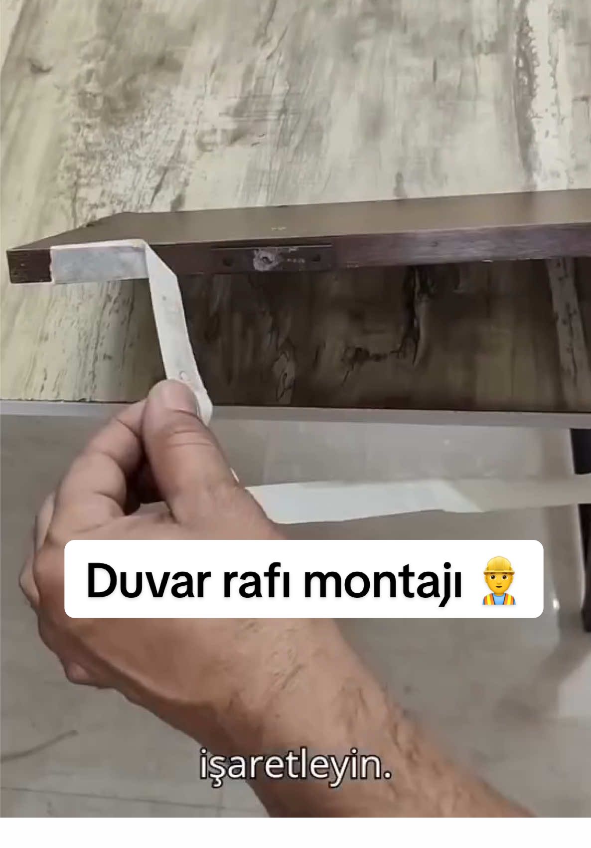 Sisce bu duvar rafı montajı güzel olmuş mu, L ayak ile yapılsaydı çok daha güzel olurmuş gibi siz ne dersiniz ustalar ? 👋 #inşaat #usta #tadilat #dekorasyon 📹 temsayapimarket