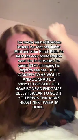 Jenny Han if you have her break this man’s heart again before “she realizes what she really wants” it’s ON SITE 🤬🤬 #tsitp @the summer i turned pretty #bonrad #conradfisher #bellyconklin 