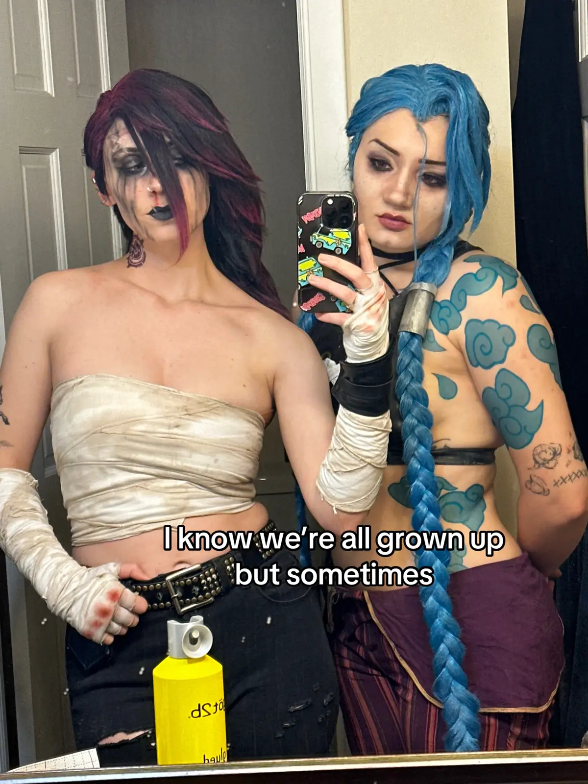 Missing my partner in crime today (when am I not) @Lizzy 🦇🌙 #BestFriends #cosplay 