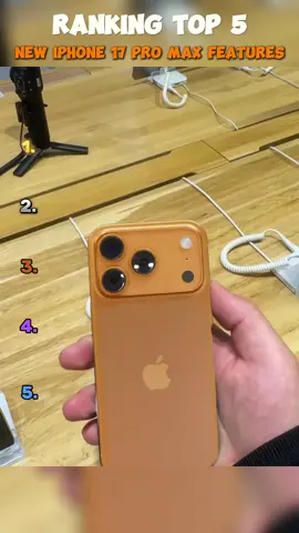 Ranking iphone 17 pro max new features  #iphone17promax #funny #funnymoments #ranking #top5 