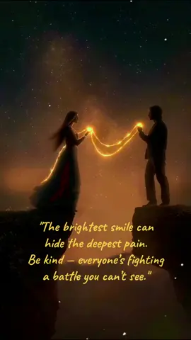 @Just because no tears are seen, Doesn’t mean the heart is clean. So tread with kindness, soft and true,you never know what someone’s going through.