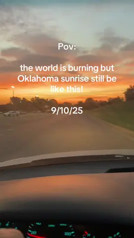 9/10/25 sunrise #fyp #oklahoma #oklahomaweather #sunrise #walmart 