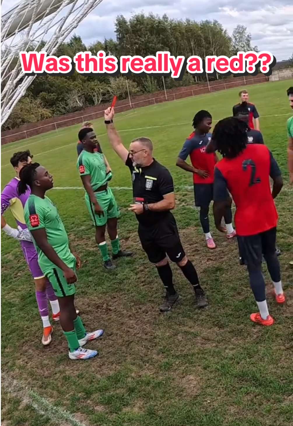 Red or no? 👀😲😳 🧤@Pulsegk  . . . #gk #goalkeeper #fyp #footballtiktok #redcard 