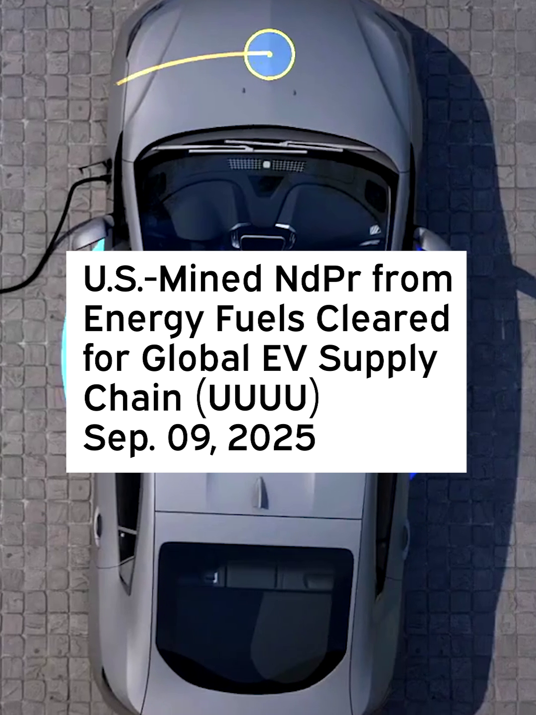 Energy Fuels surged nearly 10% in Tuesday’s trading after announcing its U.S.-mined and processed rare earths were successfully manufactured into commercial-scale permanent magnets for EV and hybrid drive unit motors by South Korea's largest motor core maker. The company said its high-purity NdPr oxide from the White Mesa mill in Utah passed all quality tests for use in EV drive units sold to major automakers. With validation complete, Energy Fuels expects vehicles powered by its NdPr oxide to reach the market within months and plans to pursue longer-term supply agreements. #UUUU #EnergyFuels #UUUUStock #UUUUNews #UUUUStockNews #EnergyFuelsStock #EnergyFuelsNews #EnergyFuelsStockNews #REE #RareEarths #EVs #ElectricVehicles #CleanEnergy #NdPrOxide #MarketIntelligence #FinancialMarkets #Investors #WallStreet #Finance $UUUU