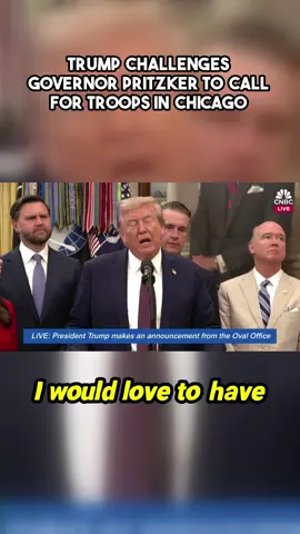 In a striking call to action, President Trump expresses a desire for Governor Pritzker to step up amidst rising concerns about public safety. With a bold statement that resonates deeply, he emphasizes the need for immediate intervention to protect the people of Chicago. The dialogue raises critical questions about leadership and accountability in times of crisis, inviting viewers to reflect on the controversial dynamics of political responsibility. Will this appeal prompt change? The stakes are high, and the implications are far-reaching. Don't miss the intense moments that could shape the future of the Windy City. #Trump #Pritzker #Chicago #PublicSafety #Leadership #BreakingNews #PoliticalDiscussion #CommunityProtection #UrgentMatters #TrendingNow #ViralNews