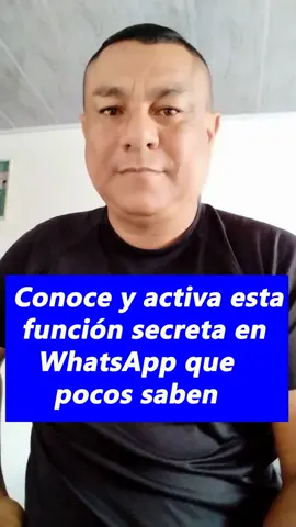 Conoce y activa esta función secreta en WhatsApp que pocos saben #whatsapp #trucosandroid #tips #tecnologia #trucos 