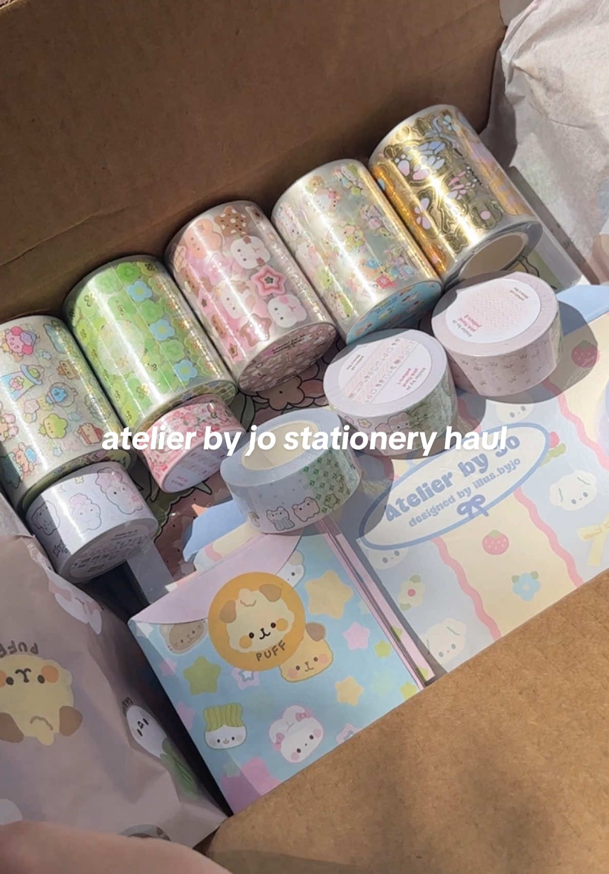 a cutesy stationery haul gifted to me by bestie jo! every sticker and coloring book is perfect as always!  #stationeryhaul #stationeryaddict #journalstickers #atelierbyjo #cutestationery  @Atelier by Jo 