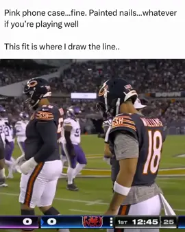 All aura erased with one undershirt #NFL #Football #Bears #Chicago #CalebWilliams 