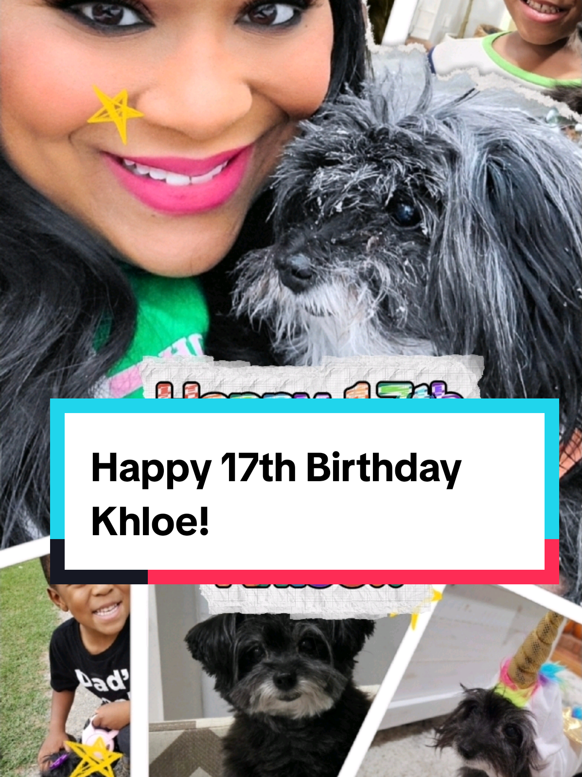 🎂✨ Y’all… stop what you’re doing because today we are celebrating QUEEN KHLOE’S 17th BIRTHDAY!!! ✨🐾 Back in December, doctors told us she only had a few weeks to a month to live after being diagnosed with Stage 4 Chronic Kidney Disease. But Khloe said, “Not today, Satan!” and here she is, thriving and living her best senior dog life! She doesn’t care what the odds say, she shows up every day like, “Excuse me, I have snacks to eat, naps to take, and people to ignore.” So today, I’m celebrating her 17 years of tail wags, diva tendencies, unconditional love, and proving everybody wrong! 🎉🩷 Happy Birthday, Khloe! You are the definition of strength wrapped in a big ol' ball of fluff! We love you!! Drop some 🎂🎉🐾 in the comments to help me shower my girl with all the birthday love she deserves! #HappyBirthday #SeniorDog  #17YearsYoung #maltipoo 