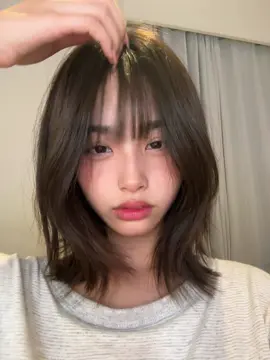 前髪をきりました。 実はパッツンとかにしたいです。