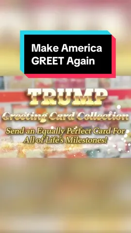 Celebrate all of life's biggest moments with the Trump Greeting Card Collection! #DailyShow #Trump #Epstein #GreetingCard 