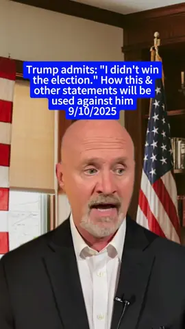 Trump admits: 