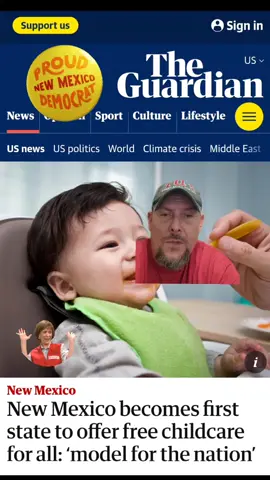new mexico to offer universal Child care for all !! #newmexico #news #💙 #usa #children 