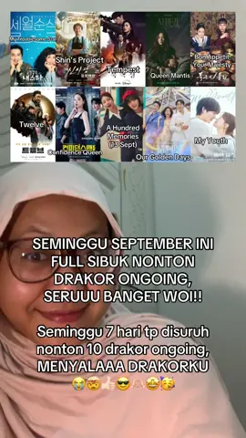 10 drakor ongoing + 3 upcoming drama wkwk MENYALAAAAA FULL SIBUKKK INI #bonappetityourmajesty #confidencequeen #tempest #queenmantis #myyouth #tiktoktainment 