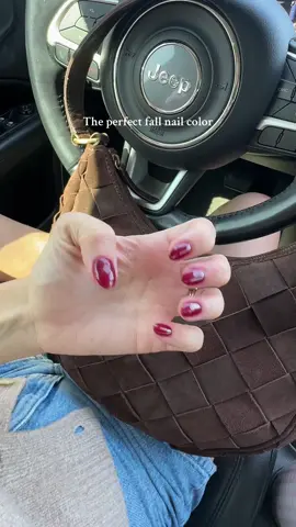 Cherry Mocha for September>>>🍒☕️💅🤎🍂 I love fall colors sm #nailday #newnails #fallnails #nailinspo #nailideas  