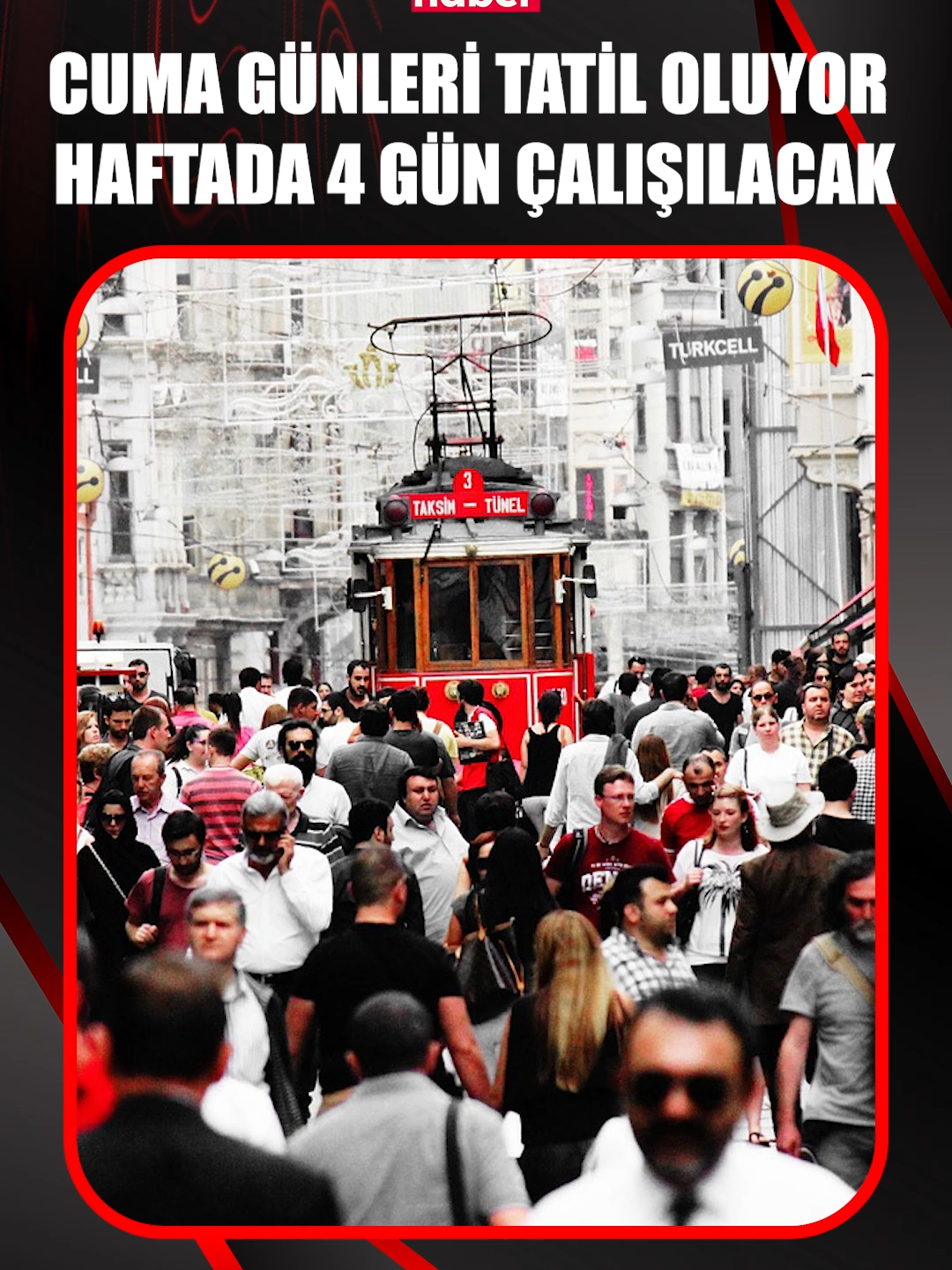 js CUMA GÜNLERİ TATİL OLUYOR  HAFTADA 4 GÜN ÇALIŞILACAK Çalışma hayatı yeniden şekilleniyor. Haftada 4 gün iş 3 gün izin. #çalışma #türki̇ye #haber #keșfetteyiz #izin