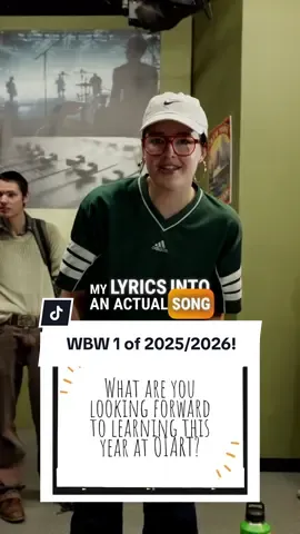 We’re back! White board Wednesday returns! This time we asked the students what they’re looking forward to learning this year!  #oiart #audioschool #musicproduction #audioengineer #sounddesign 