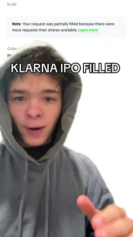 Comment how many you got!! 👀 #stocks #investing #stockmarket #klarna #ipo 