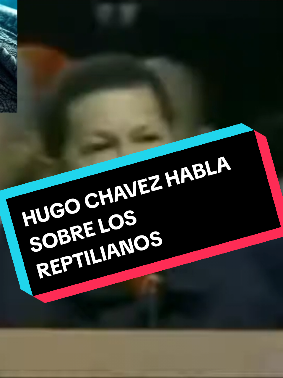HUGO CHAVEZ HABLA SOBRE LOS REPTILIANOS  #parati #hugochavez #reptilianos #paranormal #extraterrestres 