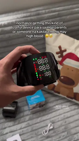 Super dali na lang icheck ang BP with this device. blood pressure monitor, wrist bp device, health care, digital bp monitor, parents gift #bpmonitor #healthcaredevice #bloodpressurecheck #giftforparents #digitalbpmonitor