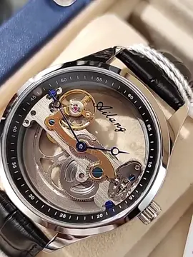 Automatic Mechanical Watch Creative Hollow Male Watch Generation Silicone Band Watch#watch #menwatch #halkhafay 