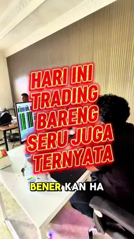 Trabar sama temen temen kelas online, seru juga ternyata. Lagi ga nih? 😂😂 #saham #tradewithgilang #papertobillion 