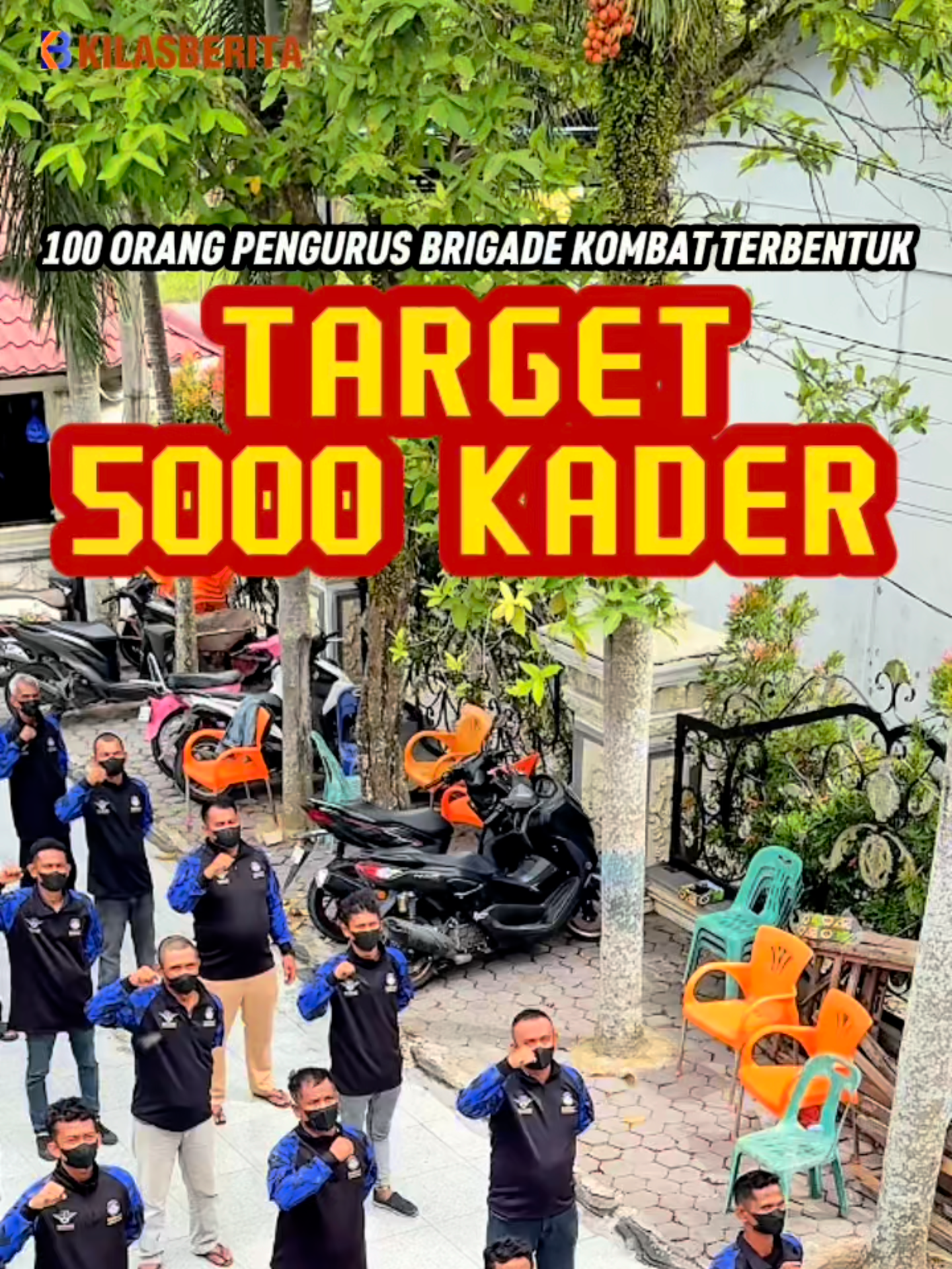 5000 KADER BRIGADE 100 Orang Pengurus Brigade KOMBAT terbentuk, target cetak 5.000 kader Brigade.  Brigade sendiri, merupakan salah satu sayap dari KOMBAT Restorasi Indonesia #KOMBAT #RestorasiIndonesia #Langkat 