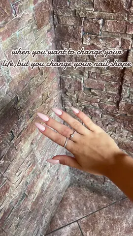 #changes #life #nailsdesign #nude #almondnails 
