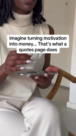Think about it, every morning you scroll through social media and double tap on those little quotes that make you feel seen. Now picture being the one posting them… and getting paid every single day for it. That’s exactly how people are leaving their 9-5s right now. Not with some complicated business or years of experience. Just by posting words. Let me tell you a quick story. A few months ago, I was burnt out and tired of giving all my time and energy to a job that barely paid the bills. I wanted a way out, but everything I tried either felt too complicated or took too much time. Then I discovered quotes pages. Simple. Faceless. Relatable. I didn’t need to show my face, I didn’t need to “be an influencer,” and I didn’t need thousands of followers to start. I just needed a phone, a free app, and a system that works. Fast forward and those little posts of motivation? They started paying me. Not pennies real income. The kind that builds freedom, helps with bills, and creates choices. And here’s the thing: people are already sharing and saving quotes every single day. The only difference is some people are getting paid for it… and some aren’t. If you’ve ever felt stuck in a cycle of work, sleep, repeat, this is your sign that there’s another way. A way where you control your time, your money, and your life. It starts with something as small as a quote. Because sometimes, one simple post can change everything. Comment “QUOTES” or DM me the word 
