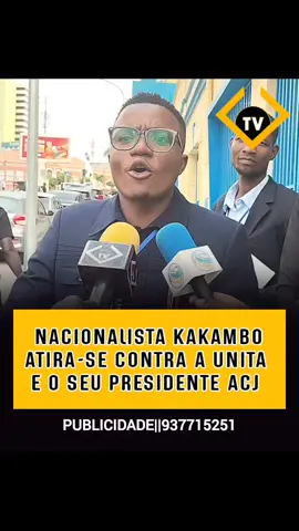 VÊ ISSO 👉NACIONALISTA KAKAMBO ATIRA-SE CONTRA A UNITA E O SEU PRESIDENTE ACJ#quadrantetv #MPLA #seguidoresdefacebook #seguidores #UNITA #destacar #mp