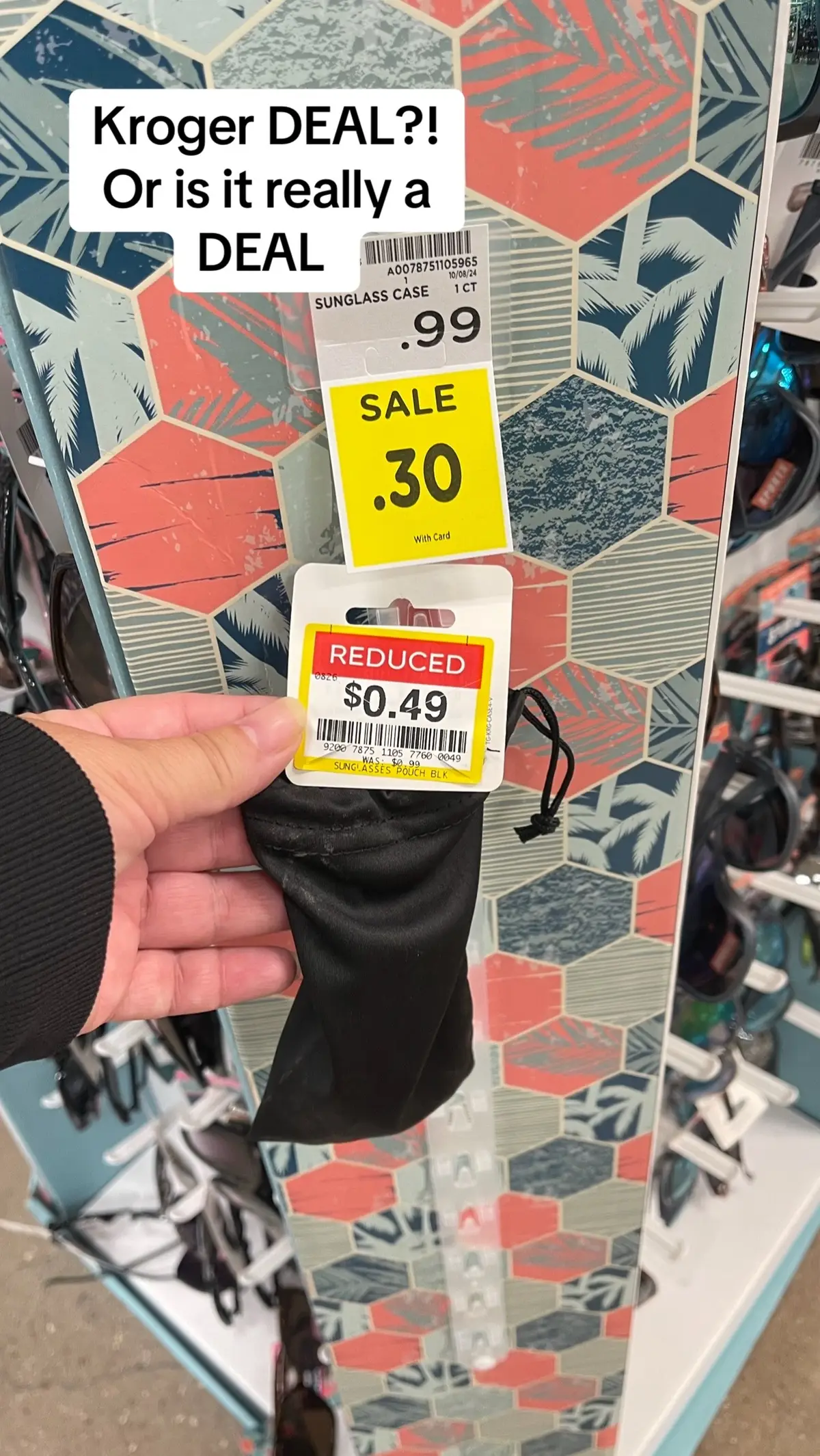 KROGER is not sneaky only on knickknacks and small items. Check your purchase for pricing discrepancies. #krogerdeals #krogerclearance @