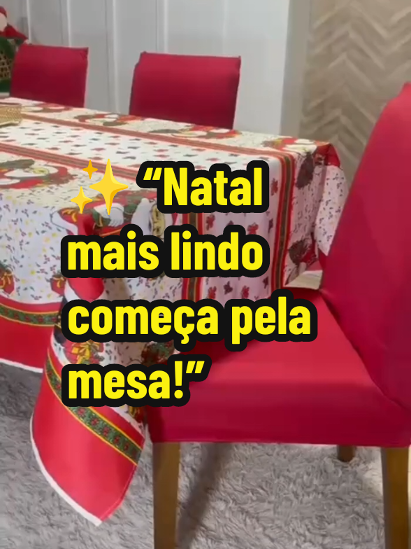 🎁 Vem conferir esse produto incrível! 👉 👉 “Gostou? Procure esse produto na Shopee pelo ID:  AGC-THT-ZCF ✨GOSTOU ME  SEGUE PARA MAIS ACHADINHO COMO #toalhadenatal  #decoraçãonatalina  #natal2025  #mesapostanatal  #natalemfamília 