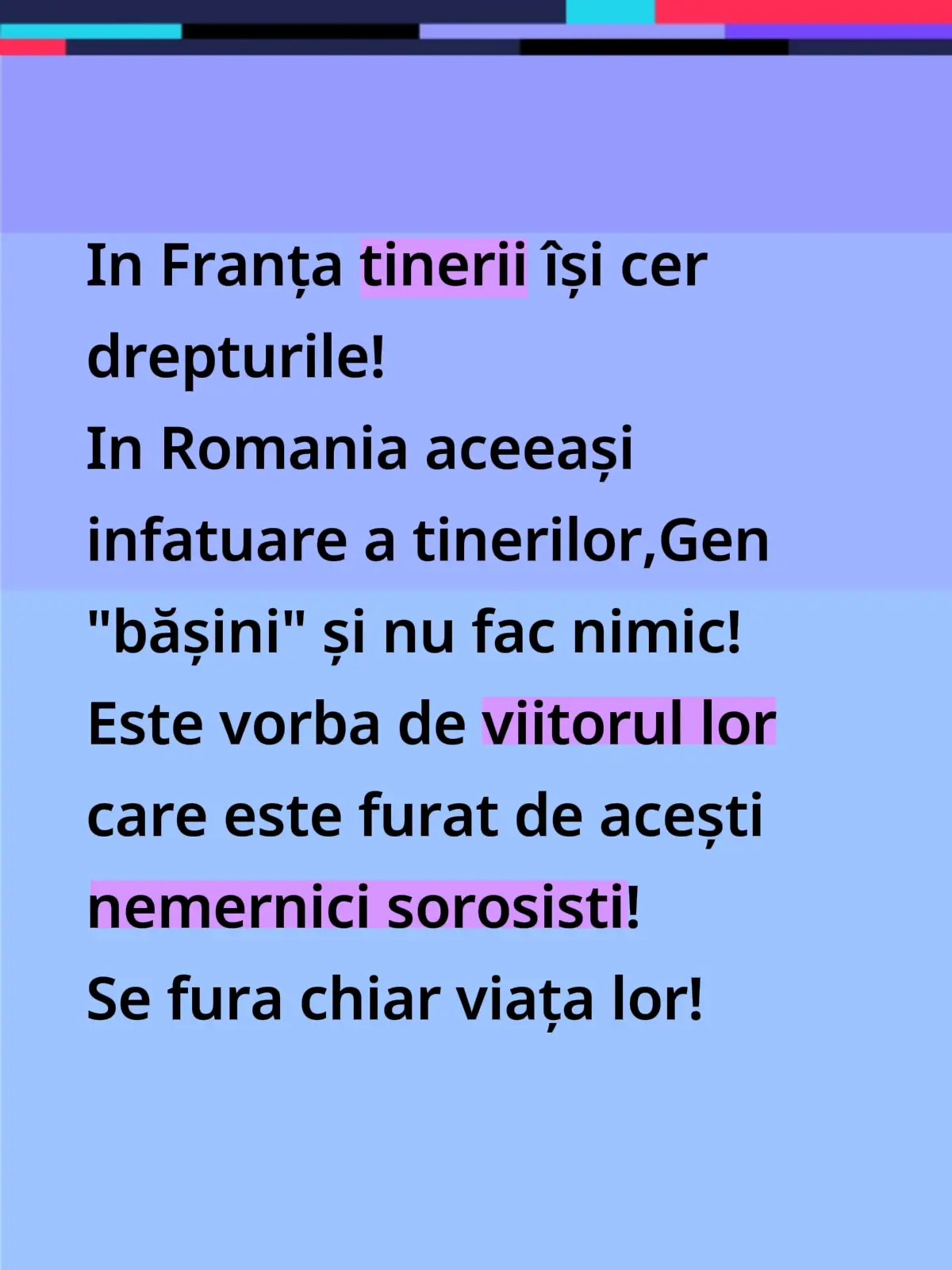 In Franța tinerii își cer drepturile! In Romania aceeeași infatuare a tinerilor,Gen 