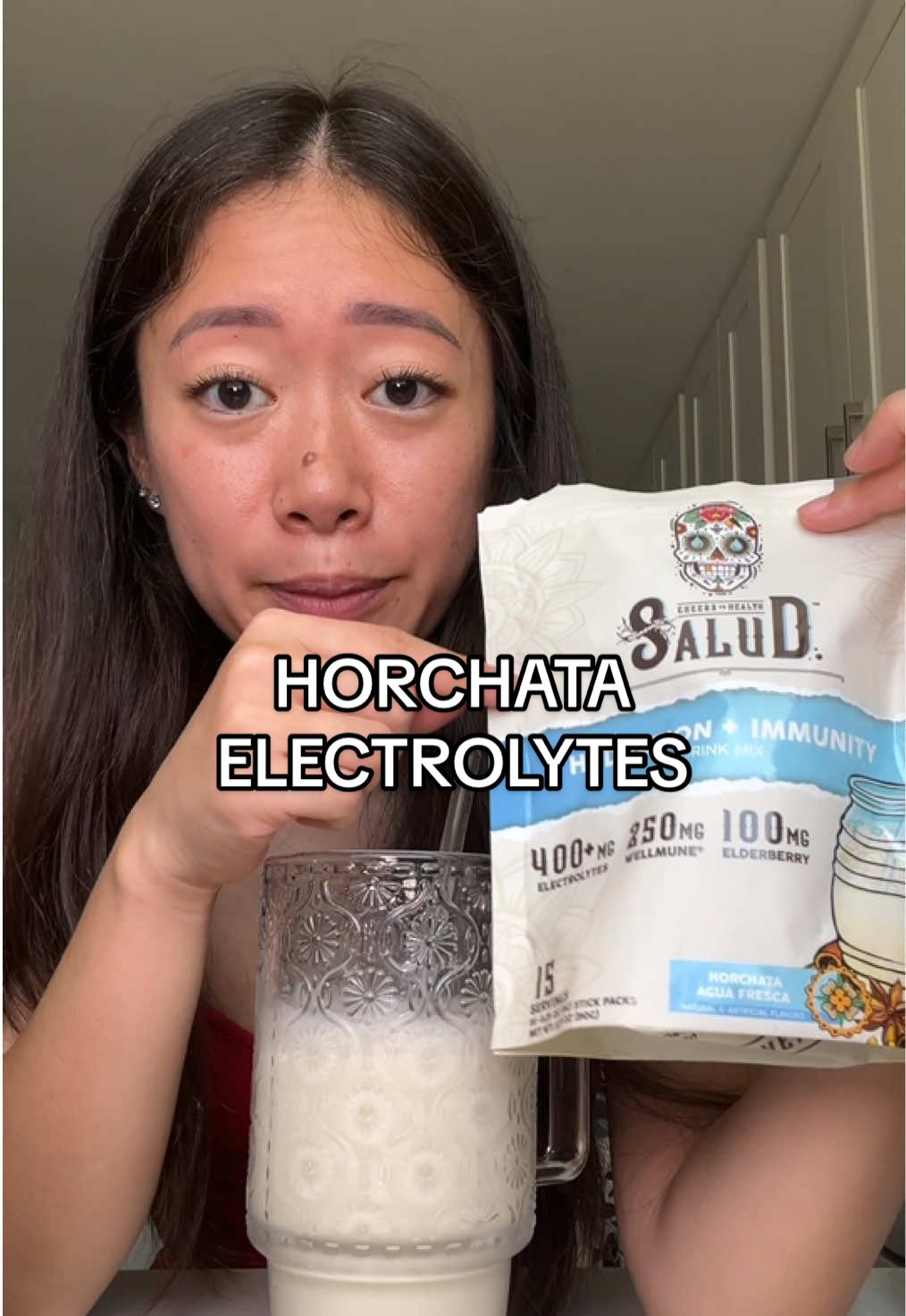 #ad Horchata electrolytes  #horchataelectrolytes #electrolytes  Disclaimer: I am not affiliated with Salud or any third-party sellers of this product. I do not manufacture, sell, or ship this item. All opinions shared are my own and are for informational purposes only. Product Info: This video features Salud Horchata Hydration & Immune Support, a drink mix that contains electrolytes and immune-supporting ingredients. Please review the full ingredient list and nutrition facts on the official packaging or website before purchasing or consuming. Health & Lifestyle Note: This product can help with hydration, but it should be part of an overall healthy lifestyle that includes regular exercise and balanced eating. It is not a substitute for medical treatment or a replacement for water as your primary hydration source. Allergens & Dietary Needs: Check the label for potential allergens or ingredients that may not fit your dietary needs before consuming. Taste & Texture: Flavor experiences may vary from person to person. Pricing Notice: Any pricing mentioned is accurate at the time of posting but may change without notice. TikTok Product Linking: Only the Salud Horchata Hydration & Immune Support is intentionally featured in this video. TikTok may automatically show or link other unrelated products. I am not responsible for any additional product suggestions TikTok makes. Liability: I am not responsible for any allergic reactions, side effects, or negative experiences from using this product. Please consult a healthcare provider before trying it if you have medical concerns. Original Content: This video is my original creation and may not be reused, reposted, or edited without my permission.