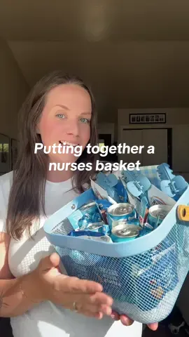 Nurses Baskets 🩵 #firsttimemom #maternity #pregnant #pregnancy #diymom 