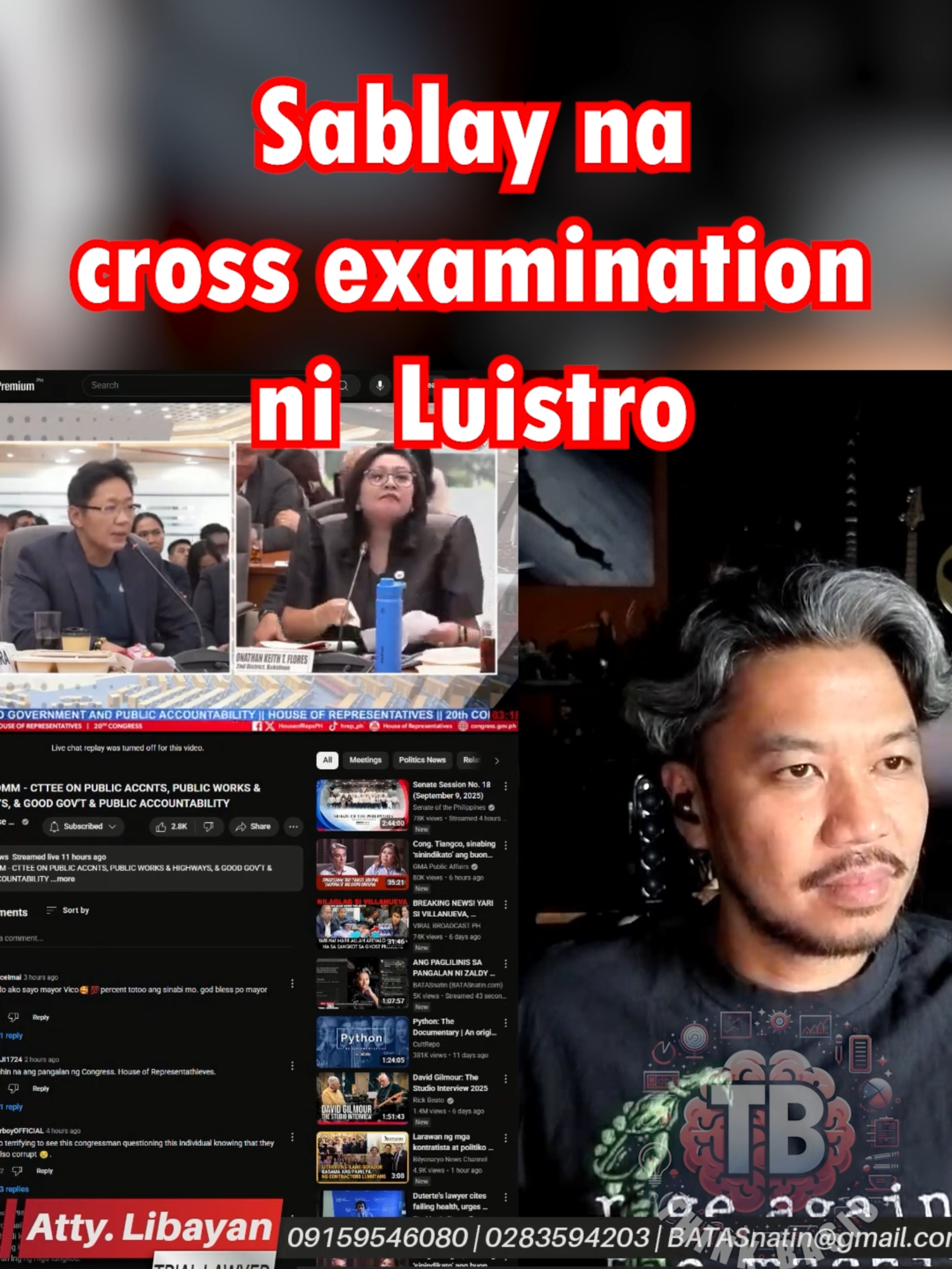 Sablay na CROSS EXAMINATION sa DISCAYA ni CONG LUISTRO!! #tamby #gaa #duterte #philhealthcorruption #dutertelangmalakas👊 #bbm #SONA2025 #floodcontrolprojects #impeachment #saraduterte #dutertesupporter #quadcom #tricom #committeereport #GAA2025 #congressionalinsertions #congressionalhearing #senatehearing #discaya #dpwh #contractors
