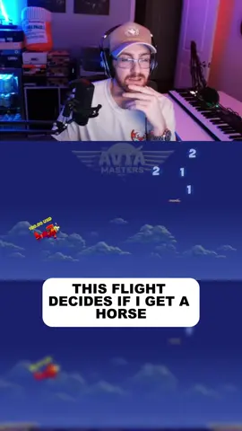 THIS FLIGHT DECIDES IF I GET A HORSE#horse #aviamasters #plane #streamer #unemployed 