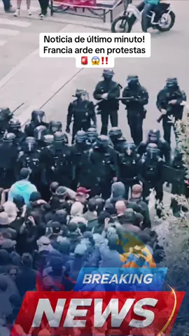 Ultima hora! Francia en caos total: ¿colapso del gobierno de Macron?”#breakingnews #francia #ultimahora #noticiastiktok 
