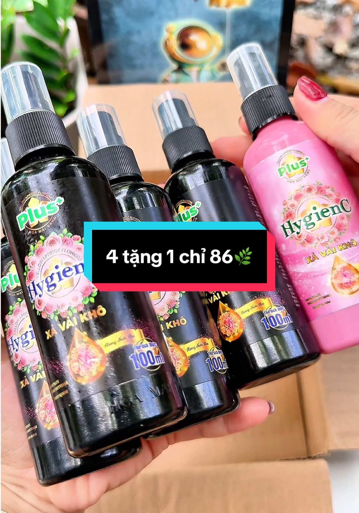 Combo 4 đen tặng 1 hồng xịt vải khô chỉ 86🌿 miễn ship #xitvaikhohygienc #hygienc #xitvaikho #giadungzyhome #xuhuong  @GIA DỤNG ZYHOME 🌿  @GIA DỤNG ZYHOME 🌿  @GIA DỤNG ZYHOME 🌿 